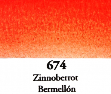 Preview: Schellacktusche  674 Zinnoberrot 30 ml (100 ml=20,90 €)